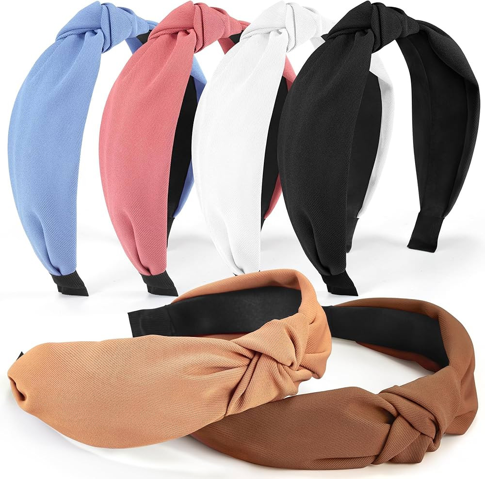 Headbands for Women Girls - 6PCS Stylish Top Knotted Headbands - Knotted Headband for Women - Hea... | Amazon (US)