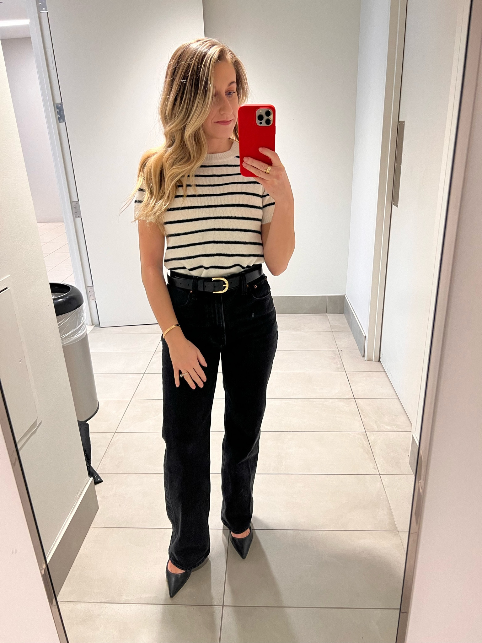 Work OOTD 2.20.2024

Top and jeans - Abercrombie 
Belt - J Crew
Heels - Nine West
Earrings - Amazon 
Lip - YSL Candy Glaze #15

#LTKworkwear #LTKSeasonal #LTKfindsunder100