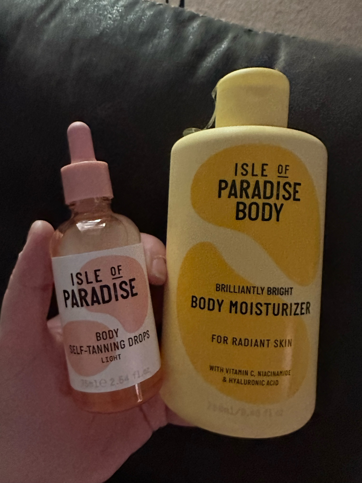 Obsessed with this combo for self tanning. The drops and moisturizer is a good pair with isle of paradise 
I chose the light because I’m so fair.
Doesn’t smell like tan. 

#LTKbeauty #LTKtravel #LTKswim