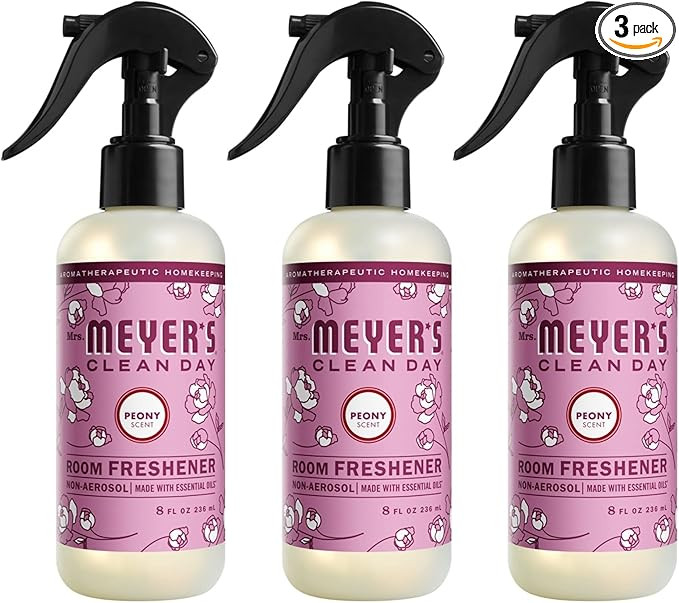 Mrs. Meyer's Room and Air Freshener Spray, Non-Aerosol Spray Bottle Infused with Essential Oils, ... | Amazon (US)