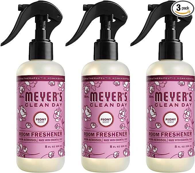 Mrs. Meyer's Room and Air Freshener Spray, Non-Aerosol Spray Bottle Infused with Essential Oils, ... | Amazon (US)