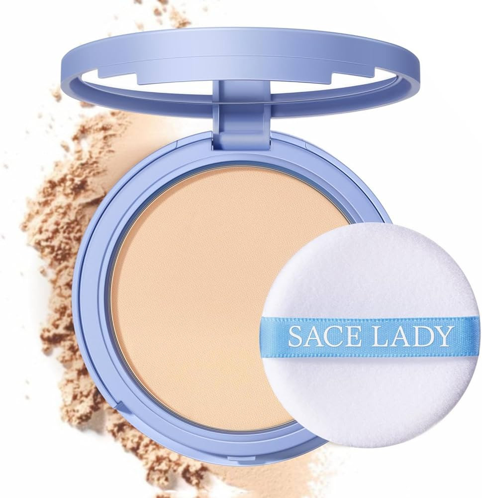 SACE LADY Face Powder Waterproof Sets Makeup, Controls Shine, Smooth Fine Lines for Flawless Ligh... | Amazon (US)