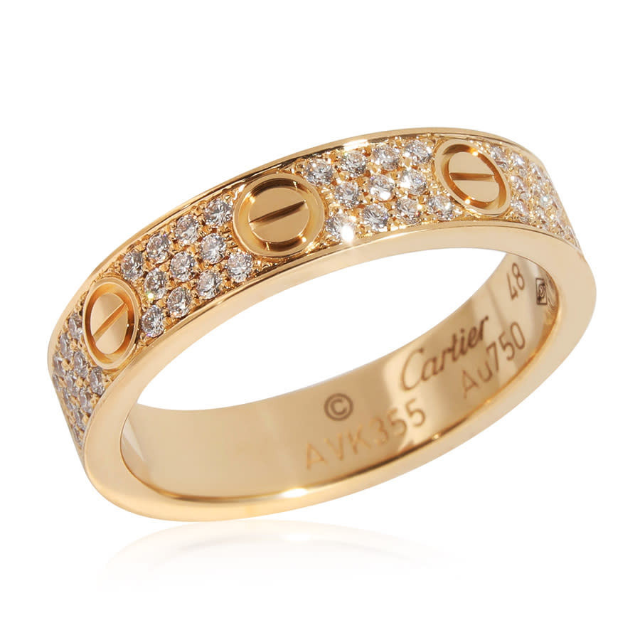 Pre-Owned Cartier Love Diamond Ring in 18K Yellow Gold 0.31 CTW | Jomashop.com & JomaDeals.com