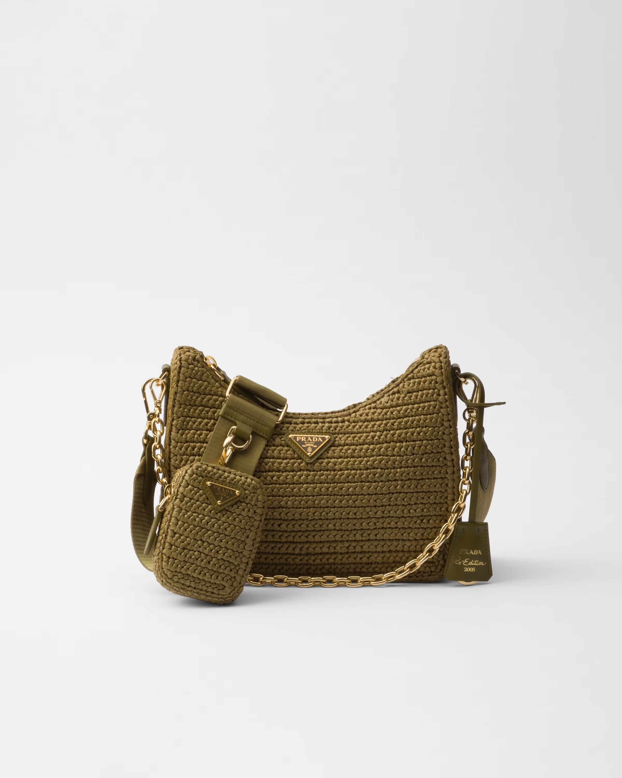 Prada Re-Edition 2005 crochet bag | Prada US