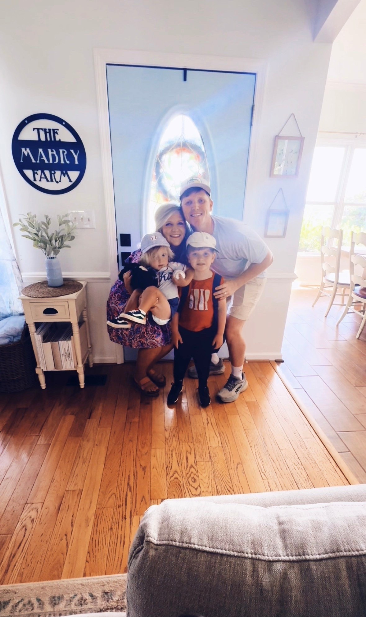 g o o d  t o  b e  h o m e 🏡🧺💐🐓🥚⚾️🧢🏟️📖🌻🪴👶🏼 #homesweethome #dayinthelife #tballseason #daddycoach #tballisback 

Nothing beats coming home sweet home 🏡 to the farm at sunset 🌅 - oh how we dreamed of a front porch view for our babies 👶🏼 like this!!! 🌾And just so good to be back home sweet home 🏠 and back at it on our morning runs 🏃‍♀️ (with my cutie firstborn running/walking buddy who joins me at the end sometimes hehe 🥰)!! 🌅 

Someone sure was excited to start back tball ⚾️ (with Daddy head-coaching again!! 🧢) and made a card ✍️ for his best buddy - be still my heart!!! ❤️ And I will never get over the beauty of our girls’ 🐓🐓 daily farm fresh 🚜 eggs 🥚- just allllll the colors 🌈 and so beautiful!!! 🤩 Plus, we love a new start to the week with a fun 🤩 new homeschool preschool unit ✏️ - this week is all things “farmer’s market” - pretty fitting!! 🍎🌽🍅🫐🧺🌼💐🌻✨

These cuties 👶🏼🥰 sure were happy to be reunited with their chickies 🐓 and mama is happy to be back with my flowers!!! 💐 And an afternoon homemade iced latte 🧋 (y’all I have perfected 👌🏽 my @nescafe instant espresso ☕️ recipe - let me know if you want it !! 🫶🏽) while both babies 👶🏼 were down for their naps 💤- the best!! 🥰 And we just had the best night back on the ballfield as a family!! 🥳 Judson loves having daddy as his coach 🏟️ and he loved being reunited with his best buddy, too!! 💙 Cheers 📣 to fall tball season y’all!! 💨
