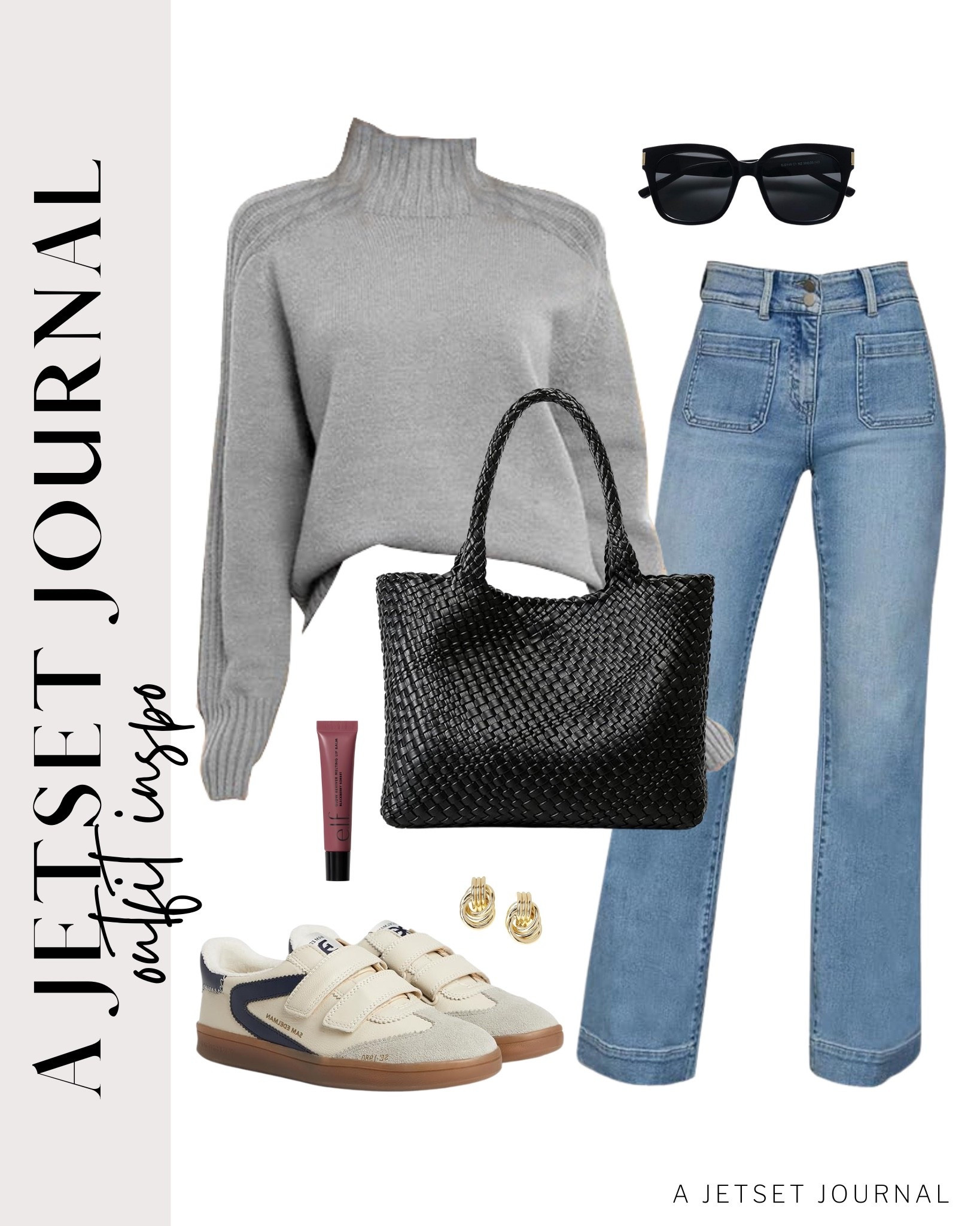 A cozy sweater and wide leg jeans, with the right accessories, will make you look put together! 
elf lip balm, chunky earrings, tennis shoes, affordable style, ways to style, shoe inspo, shoe crush, amazon finds, affordable look, fall fashion, beauty must have, trendy style, fashion accessories, skincare routine, fall outfit

#LTKSeasonal #LTKStyleTip #LTKU