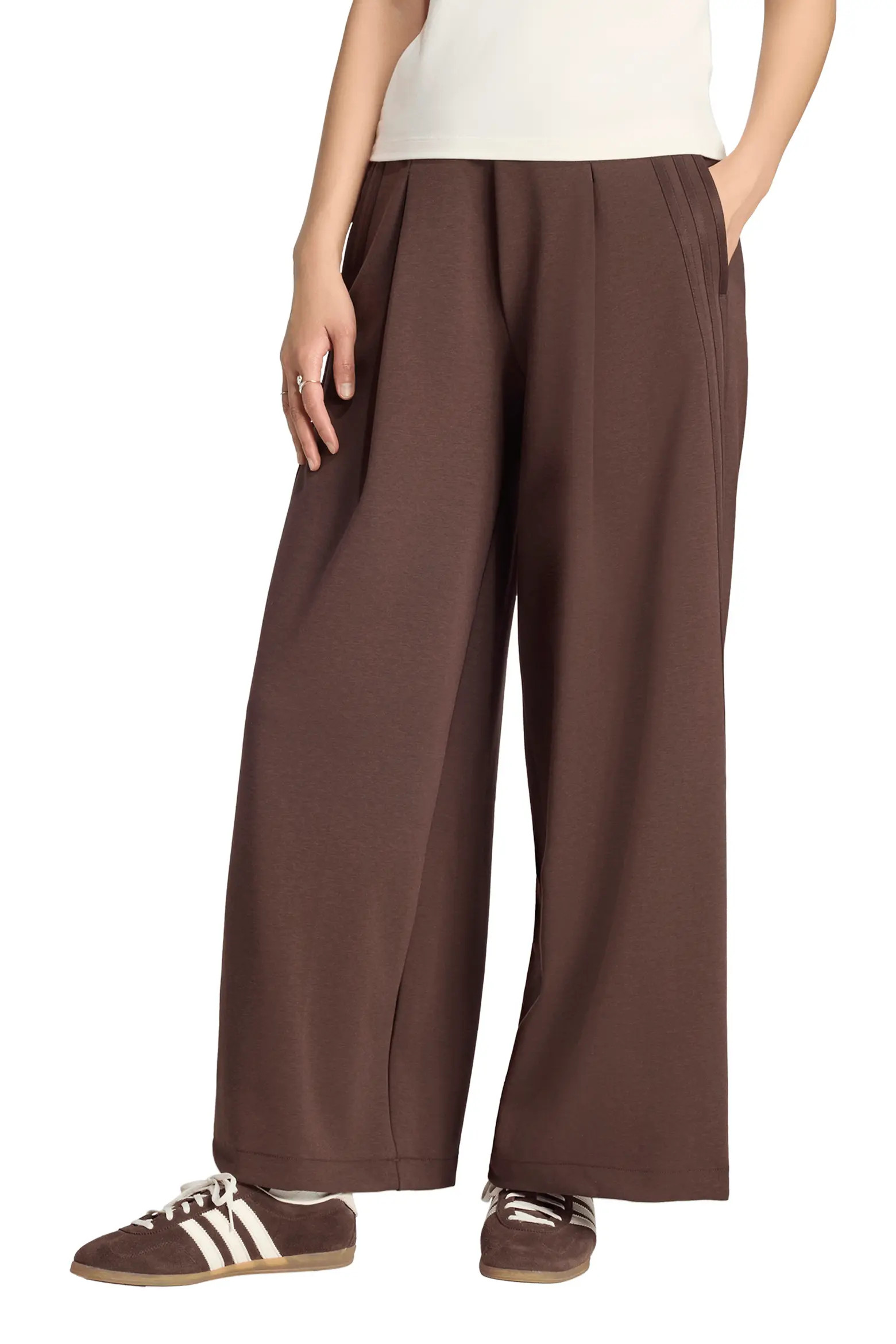 adidas Originals Wide Leg Drawstring Pants (Women) | Nordstrom | Nordstrom