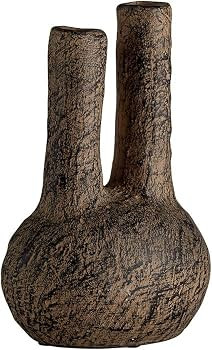 47th & Main Abstract Accent Sculpture Ceramic Modern Home Décor, 5" L x 3.5" W x 8" H, Brown | Amazon (US)