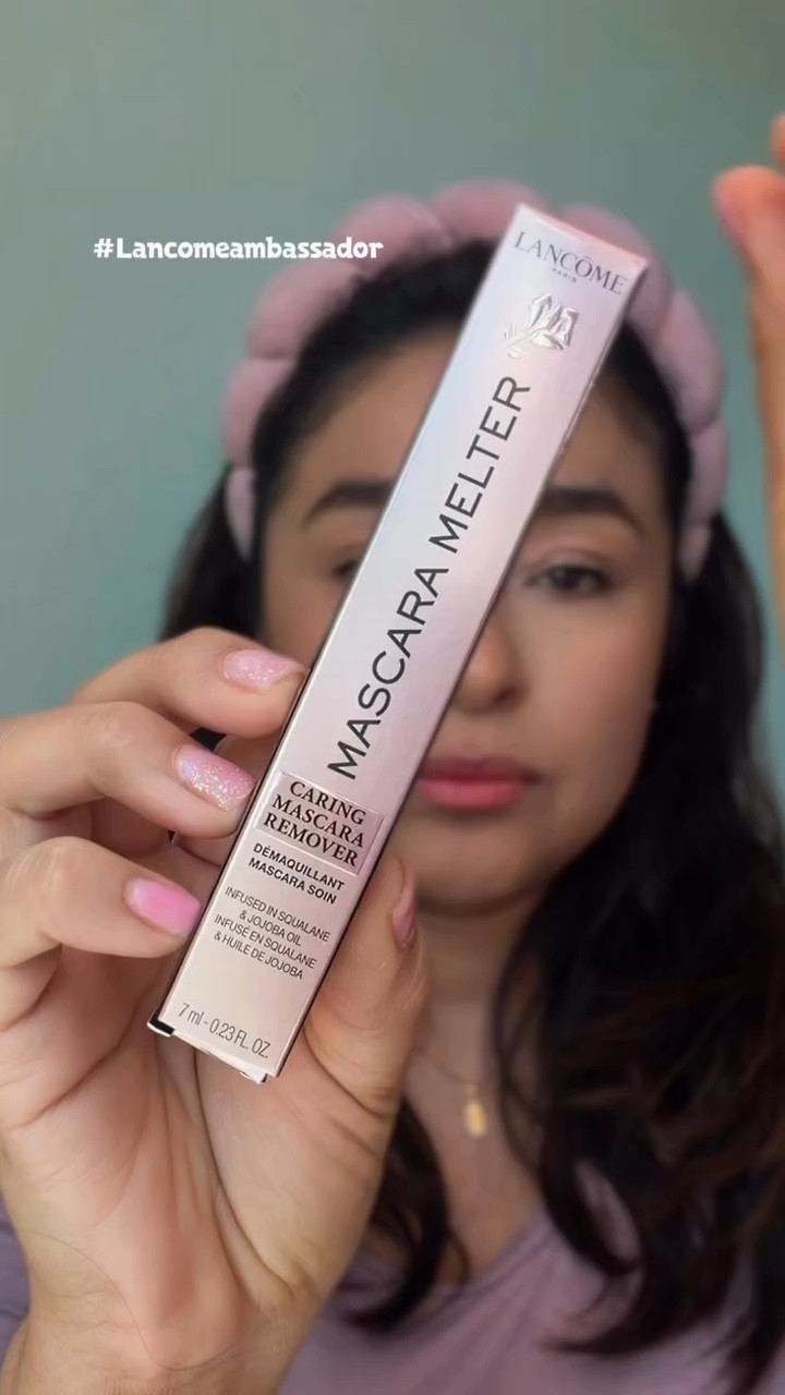 #lancomeambassador ¡Adiós al rímel sin esfuerzo! 💖
Mascara Melter de @lancomeofficial derrite mi maquillaje de pestañas en segundos, sin frotar ni dañar mis pestañas. Perfecto para un reset rápido en cualquier momento del día. Mis pestañas se sienten limpias, suaves y listas para seguir 

 #lorealistar #lancomelashes