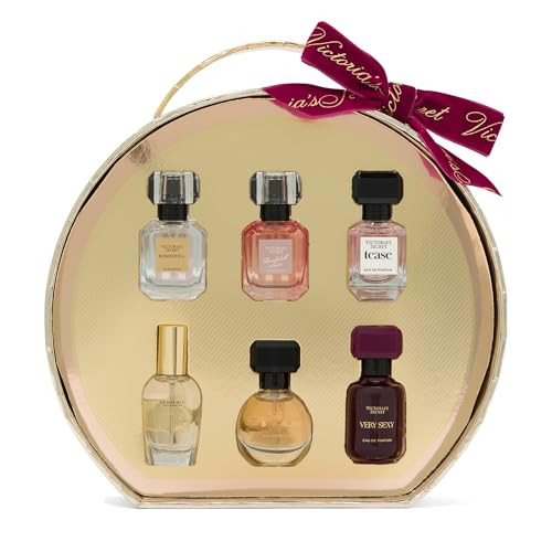 Victoria's Secret Mini Eau de Parfum Discovery Gift Set: Bombshell, Bombshell Soiree, Tease, Bare, Very Sexy, & Heavenly | Amazon (US)