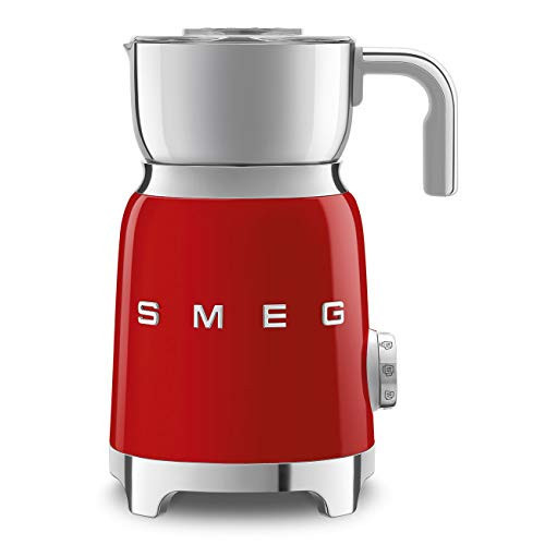 SMEG 50's Retro Milk Frother MFF11RDUS, Red | Amazon (US)