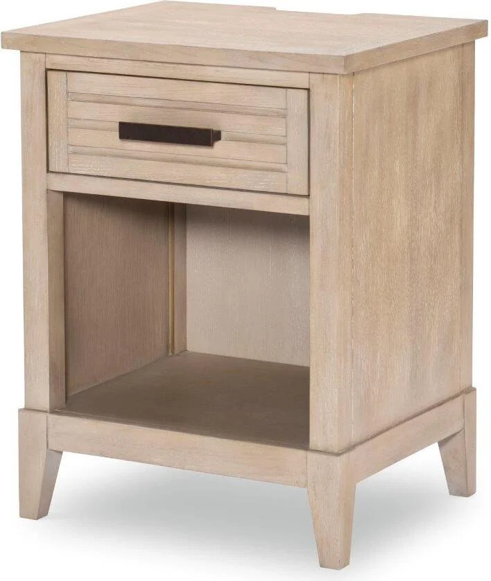 Edgewater Soft Sand Leg Nightstand | 1stopbedrooms