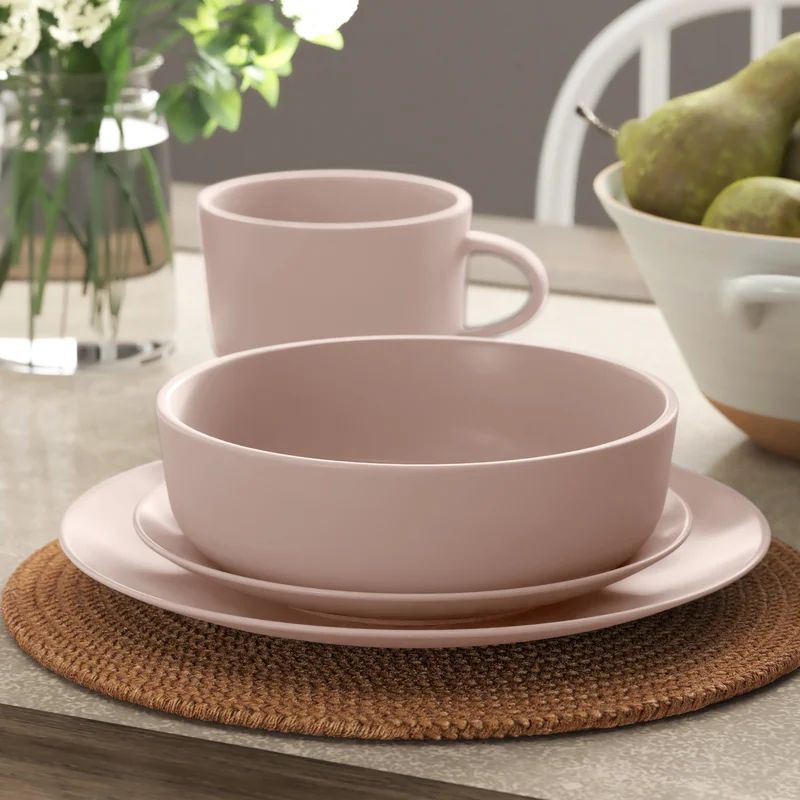 Wickham 16 Piece Dinnerware Set, Service for 4 | Wayfair North America