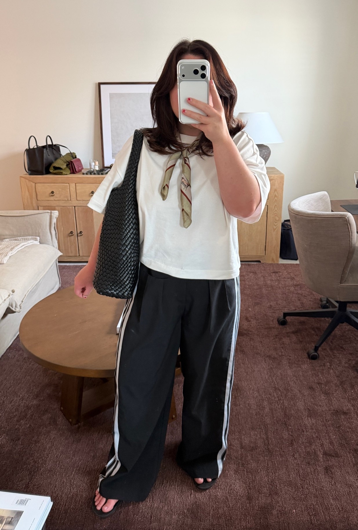 Church ootd!

Summer fashion, summer ootd, track pants outfit, white tee outfit, summer fashion trends

#LTKSeasonal #LTKootd