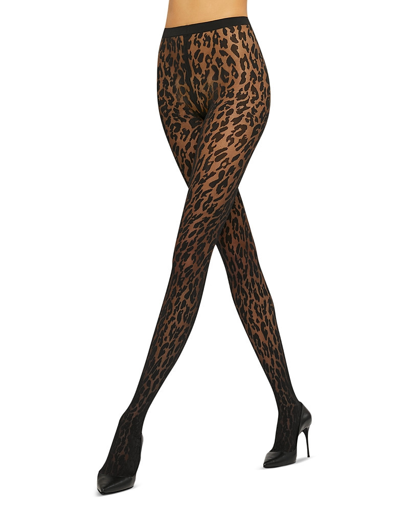Wolford Matte Leopard Print Tights | Bloomingdale's (US)