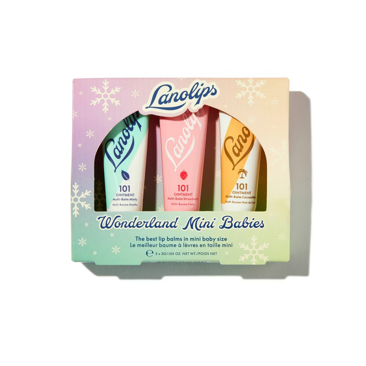 Lanolips Winter Wonderland Mini Babies Lip Balm - 0.32oz | Target