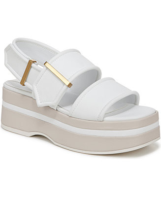 Women's Piper Open Square Toe Slingback Platform Sandals | Macy's