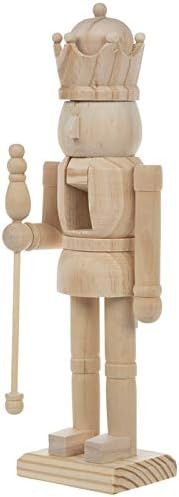 Wood Nutcracker With Staff Christmas Decoration Gift | Amazon (US)