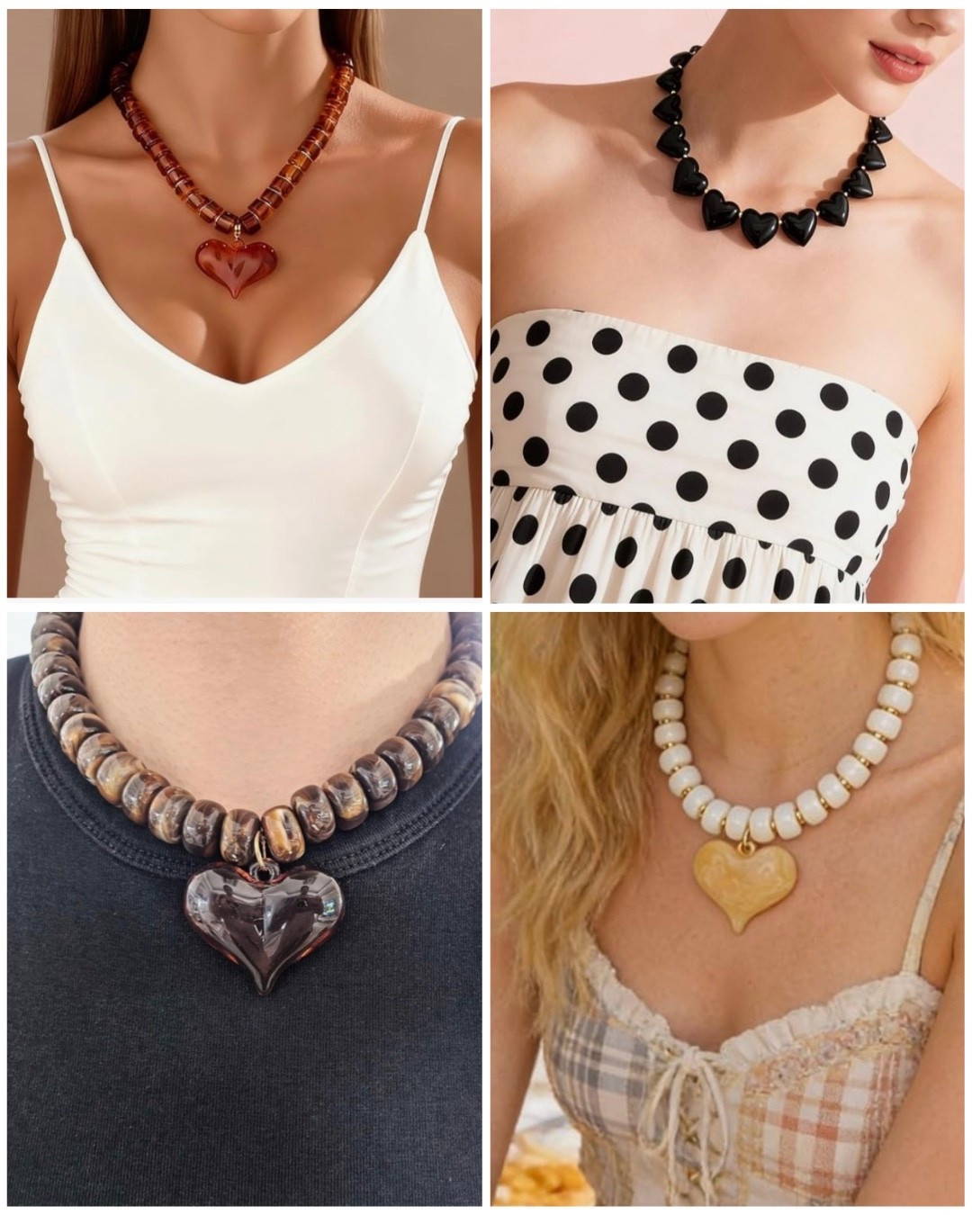 Cute fun chunky heart necklaces #amazon #amazonfinds #ootd #outfitinspo #fashion #style #neutral #neutraloutfit #everydayoutfit #chunky #necklace #heart 

#LTKootd #LTKgrwm