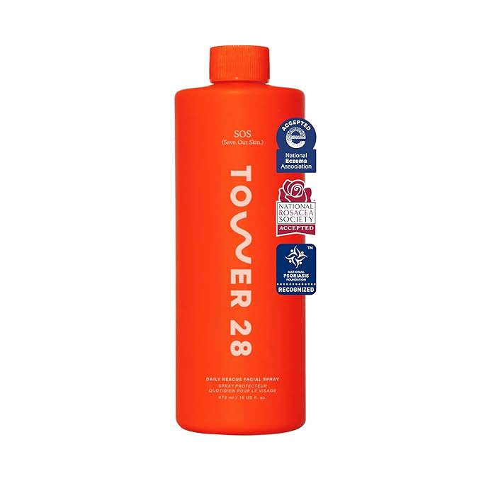 Tower 28 Jumbo SOS Daily Rescue Facial Spray - Hypochlorous Acid Spray to Help Reduce Redness, Ca... | Amazon (US)