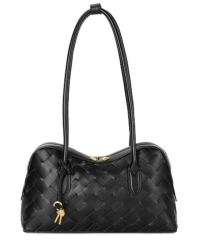 Woven Leather Shoulder Bag | Gilt & Gilt City