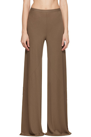 Rick Owens Lilies - Tan Porterville Farrah Bias Lounge Pants | SSENSE