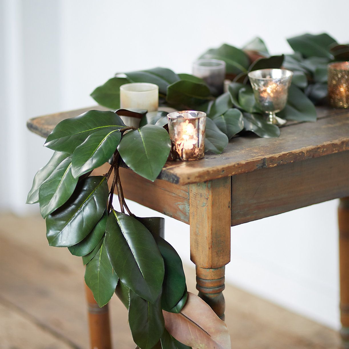 Faux Magnolia Garland | Terrain