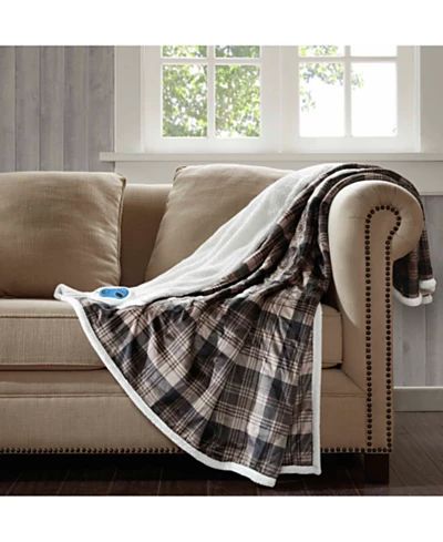 Tasha Plaid Quilted Reversible Throw, 50" x  70" | Macys (US)