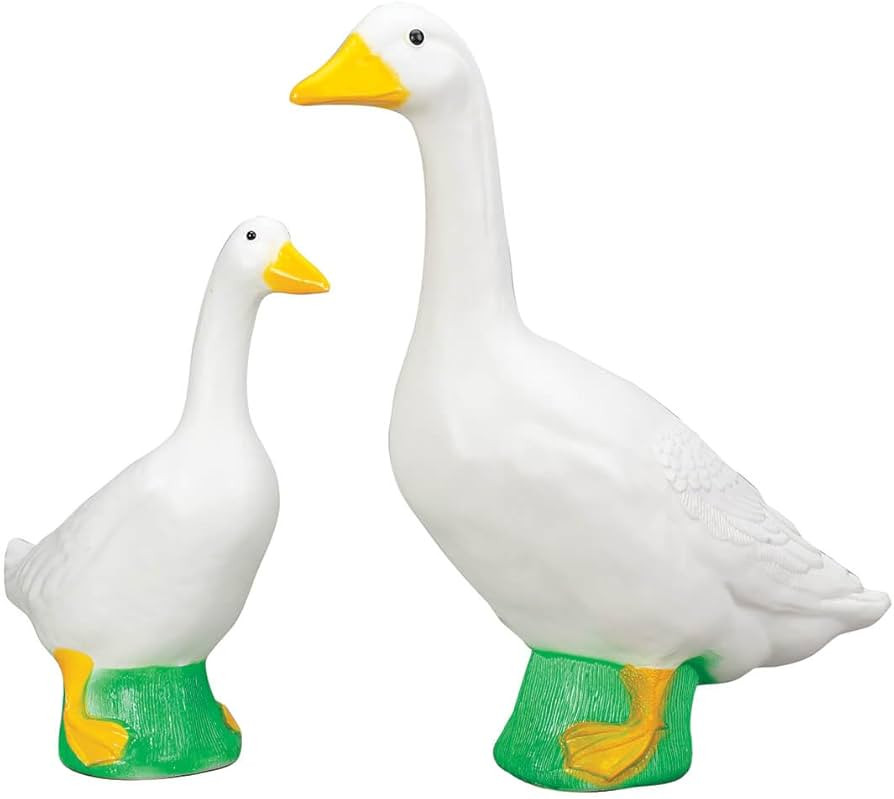 Fox Valley Traders Gaggleville Porch Goose Bundle Goose and Baby Statue – Charming Outdoor Deco... | Amazon (US)