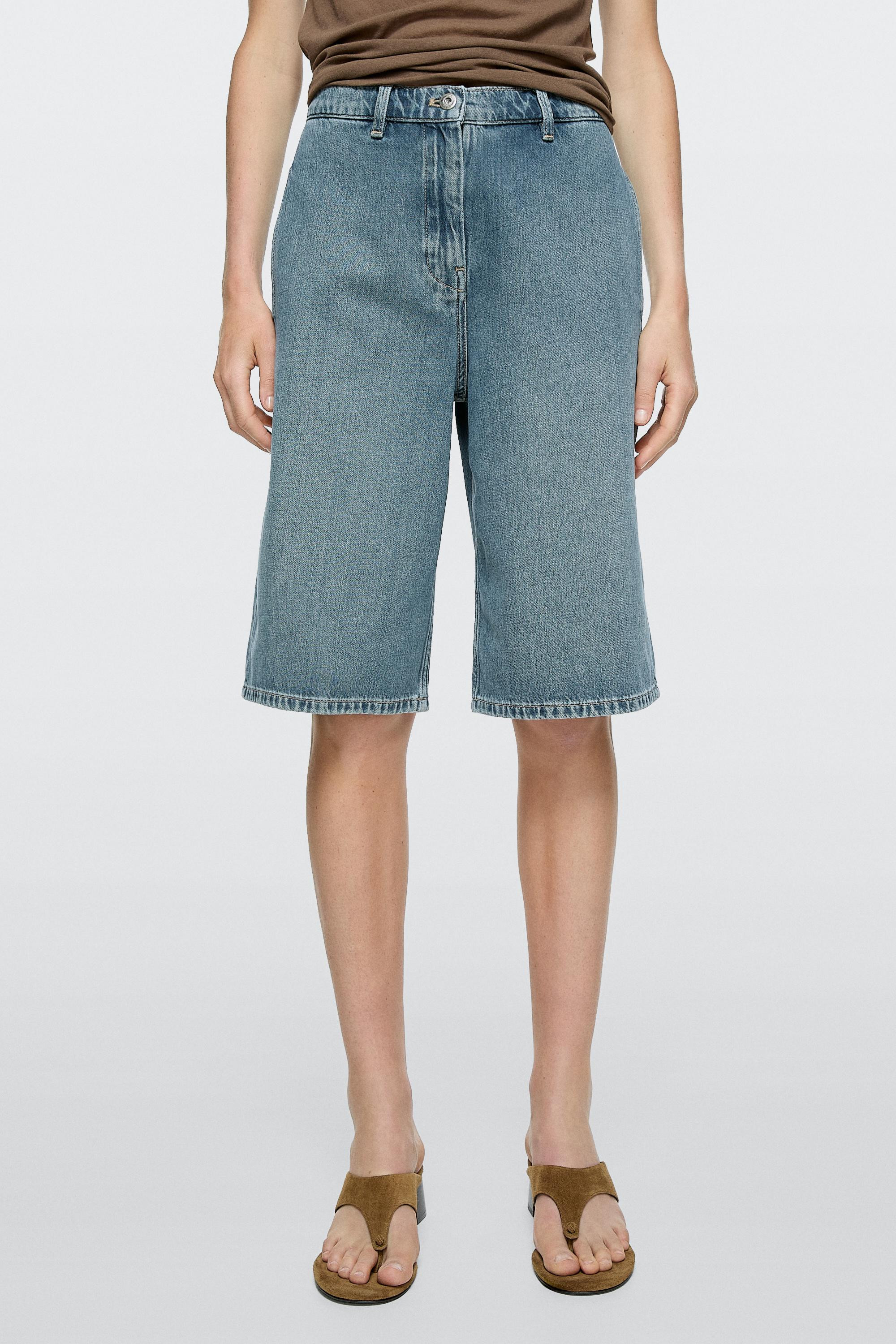 Bermuda ampia in denim | Massimo Dutti IT