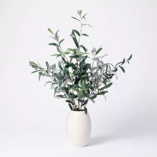 30" x 24" Artificial Olive Plant Arrangement in Pot - Threshold™ designed with Studio McGee | Target