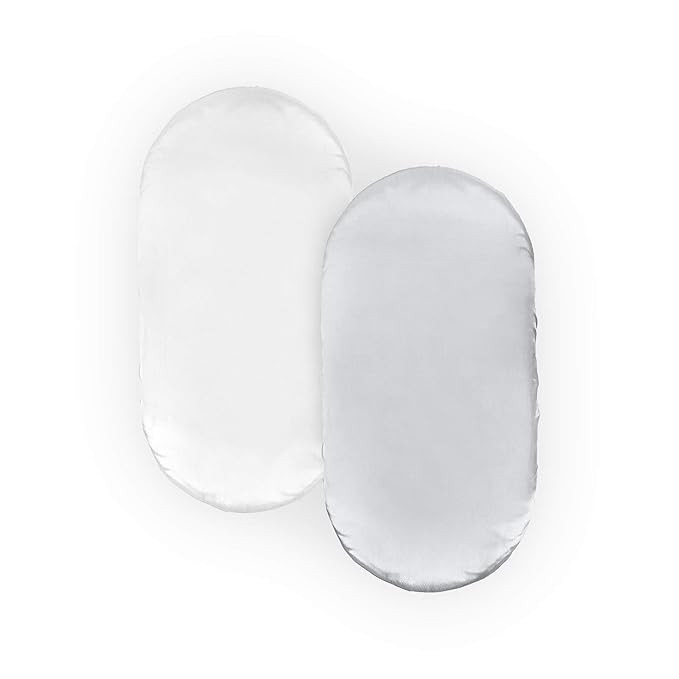 Pro Goleem Satin Bassinet Sheet 2 Pack Great for Baby Hair Soft Silk Feeling Sheet for Cradle or ... | Amazon (US)