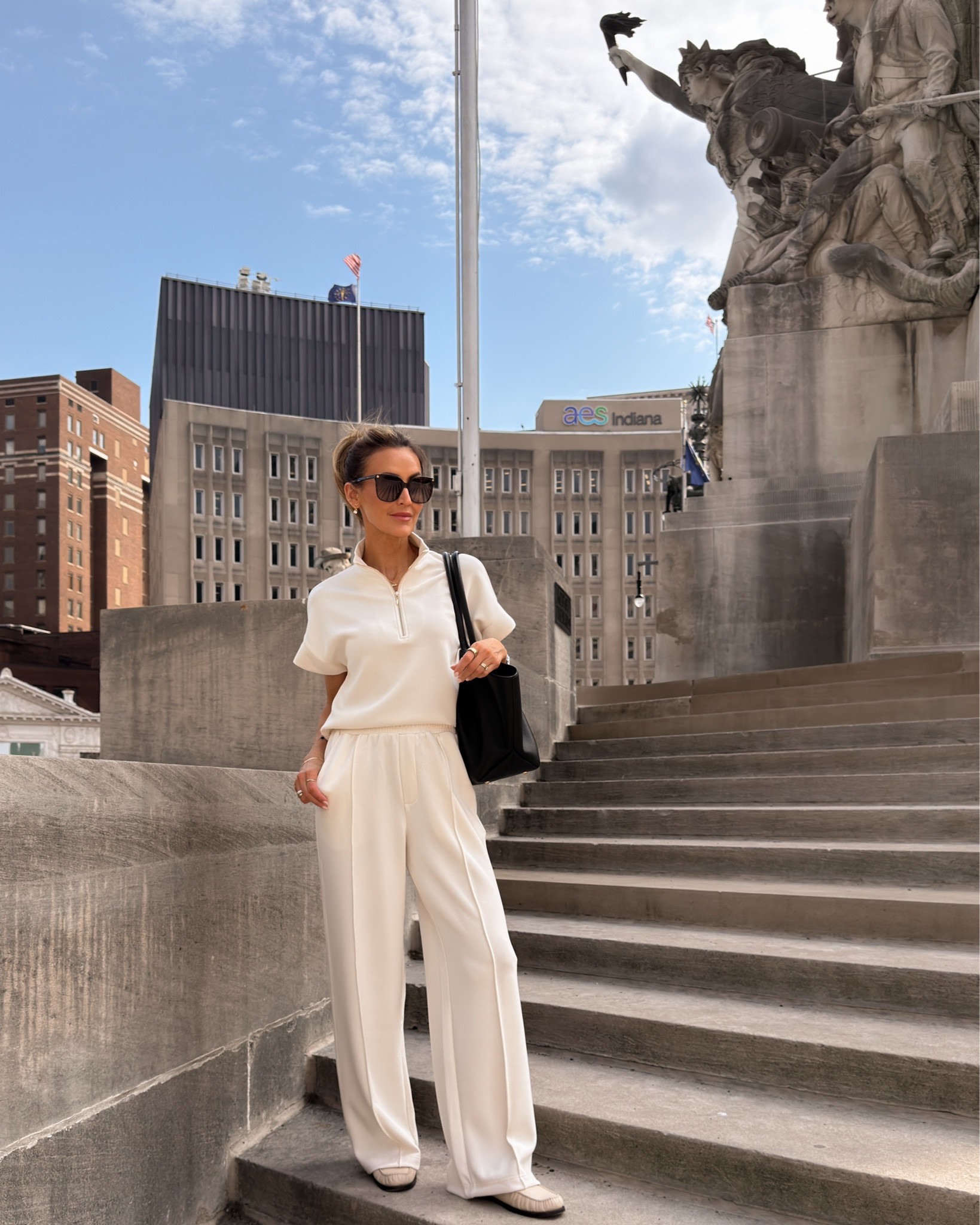 Nothing like a buttery soft scuba set to wear everyday for comfort. This one is so sleek I feel polished and put together. The jacket is linen and a dream, love the high collar. Size xs on all pieces 

#LTKOver40 #LTKSeasonal #LTKootd