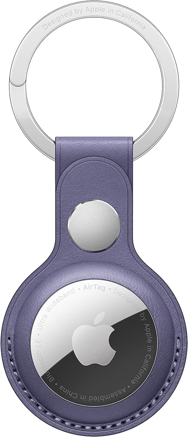 Apple AirTag Leather Key Ring – Wisteria | Amazon (US)