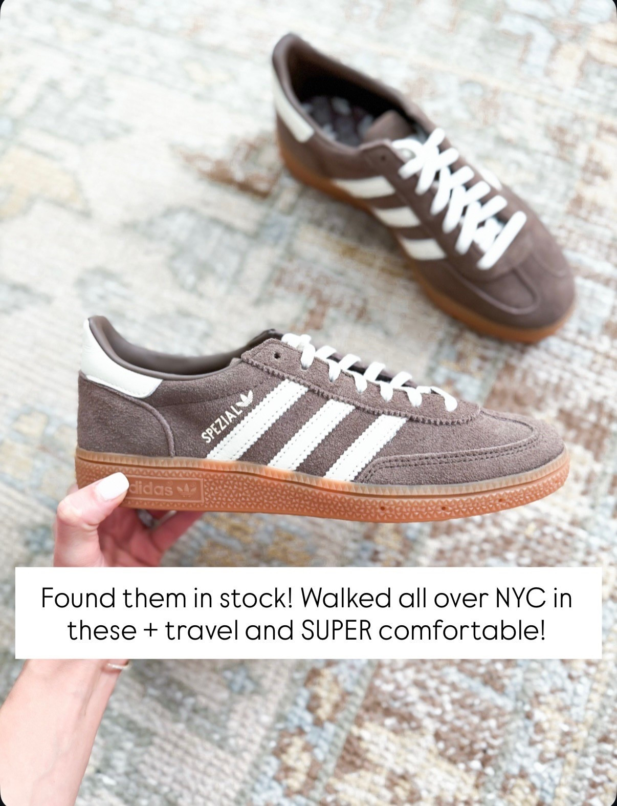 Adidas handball spezial shoes are TTS. Color is Earth Strata. Fall shoes. Fall sneakers. 


#LTKShoeCrush #LTKFindsUnder100 #LTKSeasonal