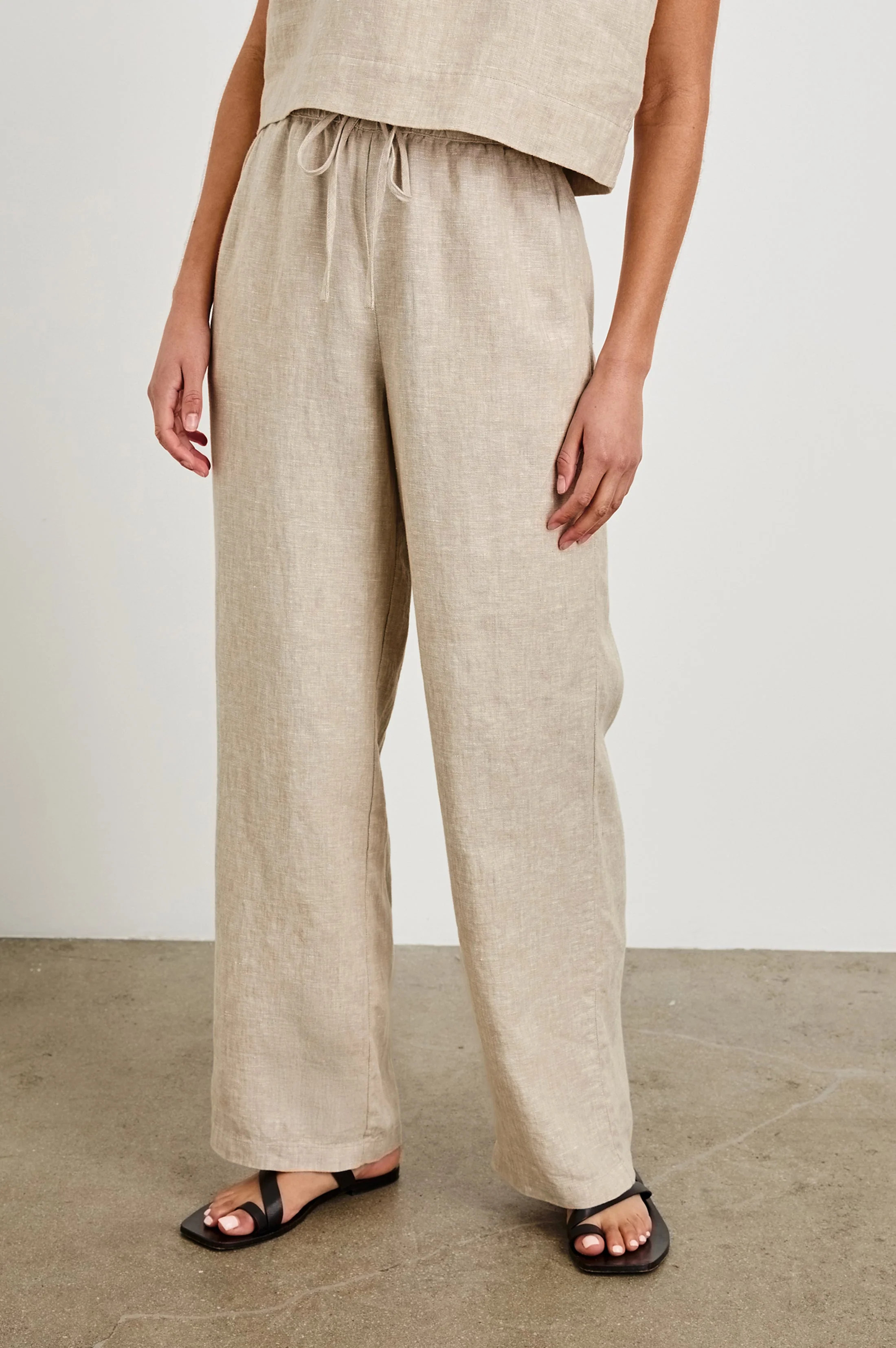 EMMIE PANT - HEATHERED FLAX | Rails
