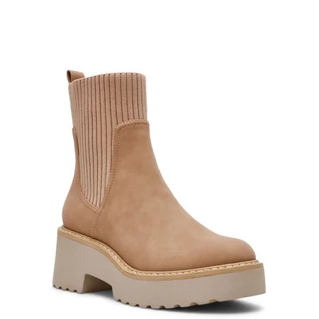 DV Dolce Vita Women s Zepplin Lug Sole Ankle Boot | Walmart (US)