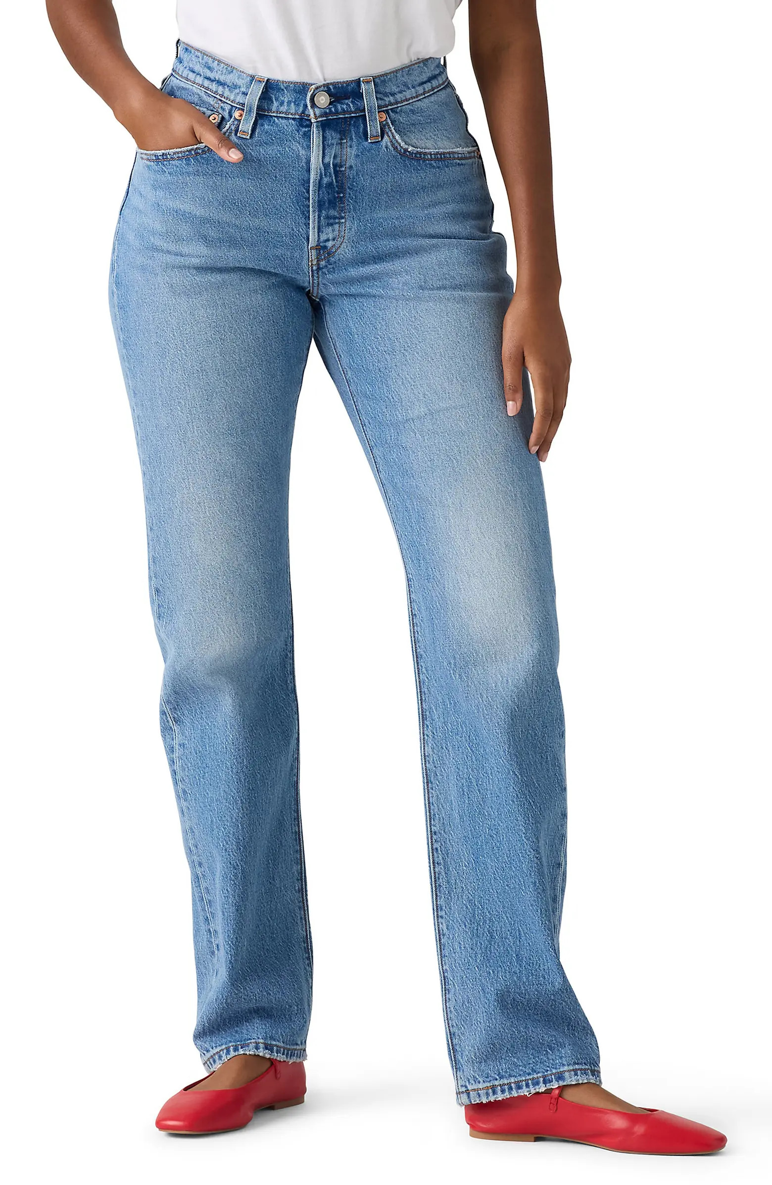 Levi's® 501® Curve High Waist Straight Leg Jeans | Nordstromrack | Nordstrom Rack