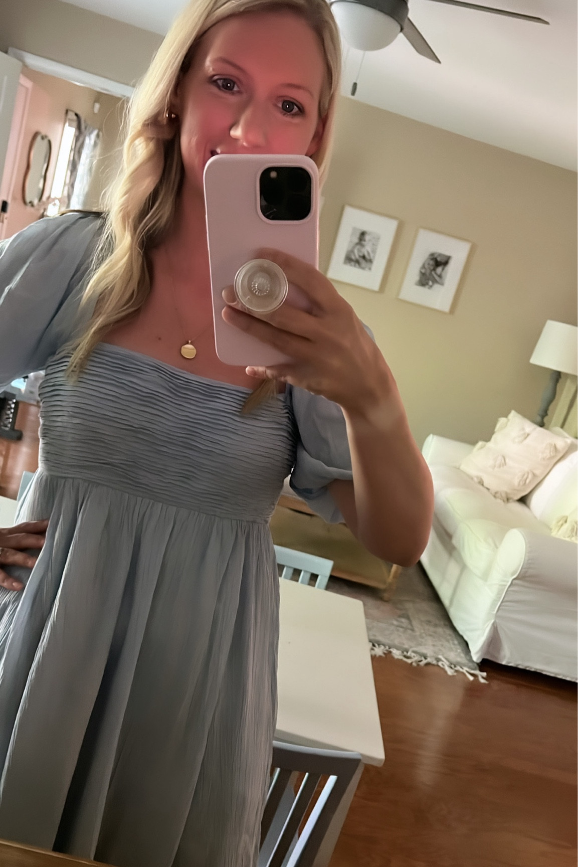 Convinced this dress is universally flattering. Lightweight, pockets & no bra needed. Win win. 

#LTKfindsunder100 #LTKstyletip