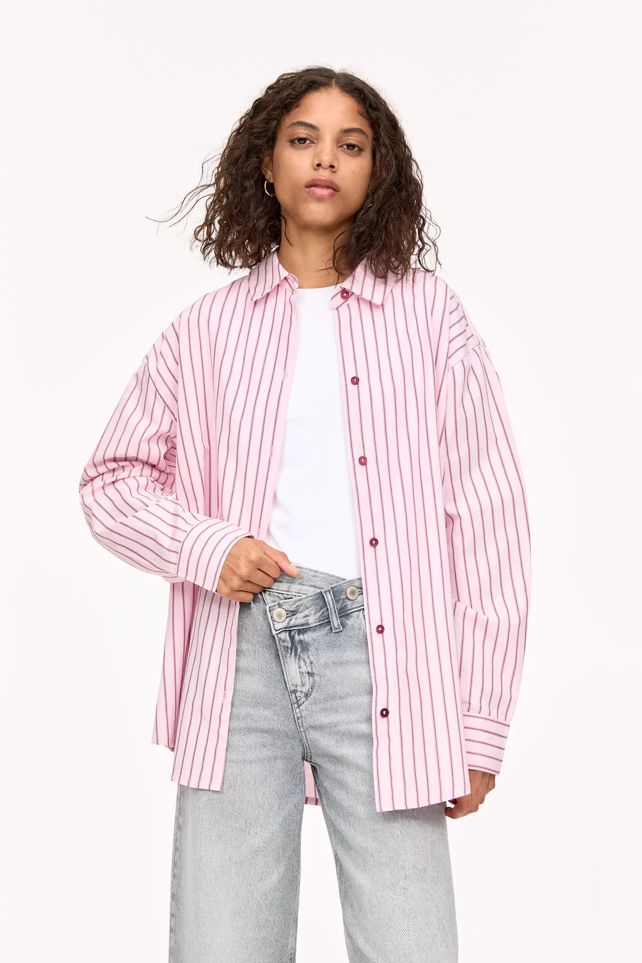 Basic popeline blouse | PULL and BEAR NL