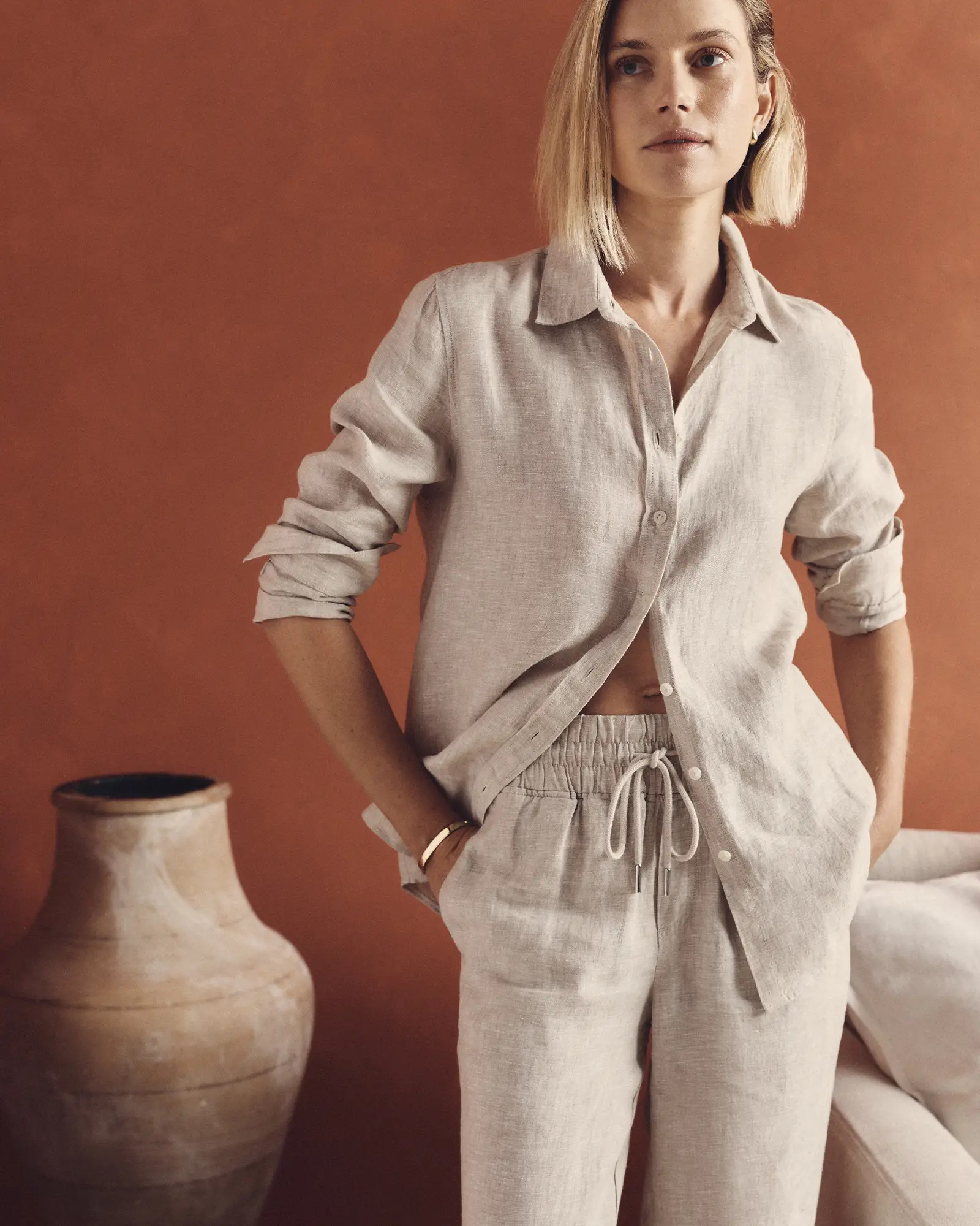 100% European Linen Long Sleeve Shirt | Quince