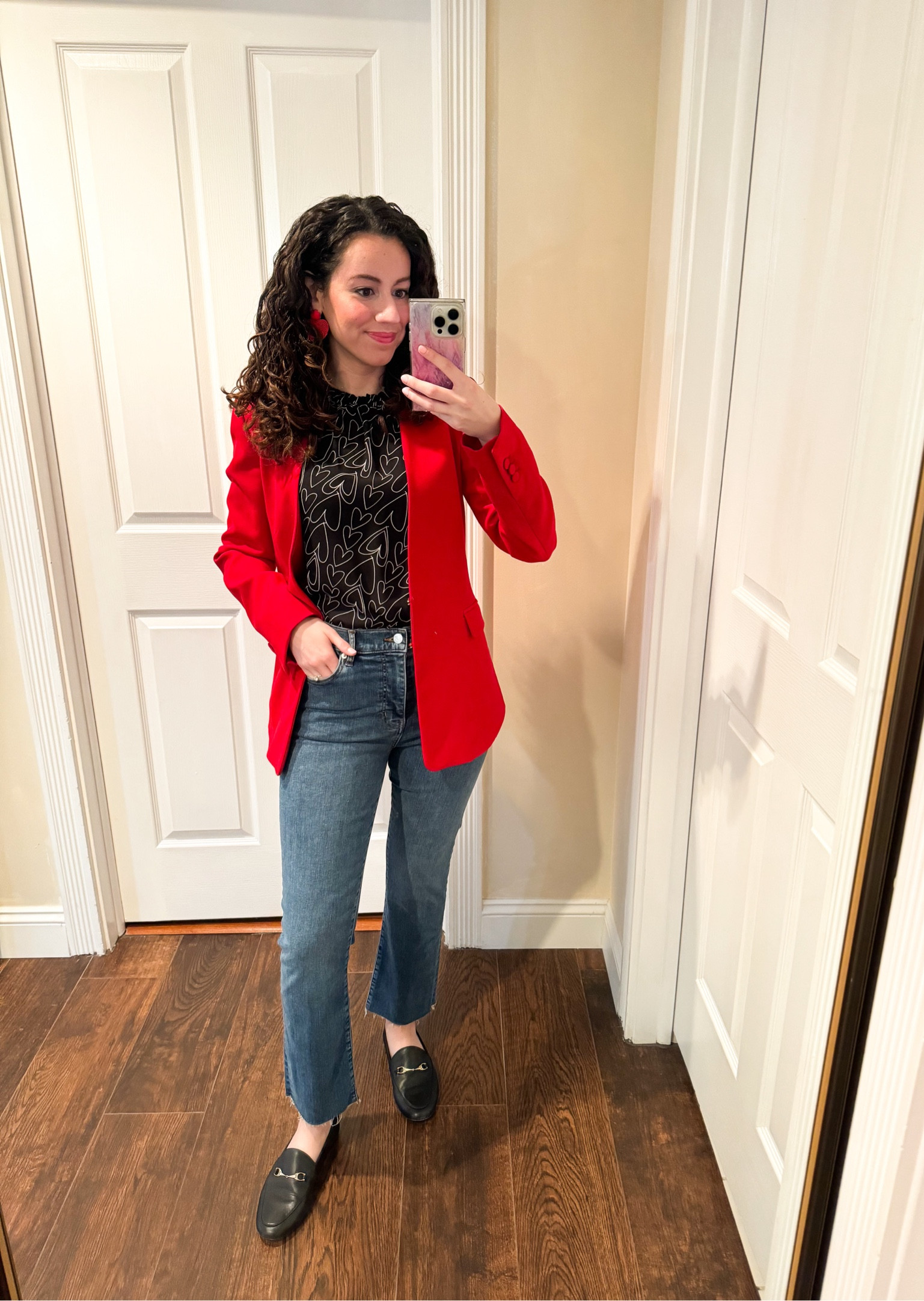 Valentine’s Day workwear. Casual Friday. Red blazer. Workwear. Casual Friday workwear. Business casual  

#LTKWorkwear #LTKStyleTip #LTKShoeCrush