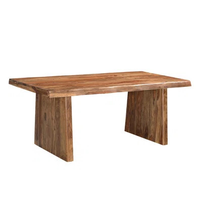 Chaliyah Live Edge Wood Leg Dining Table | Wayfair North America
