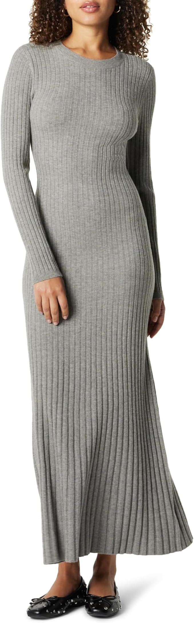 The Drop Women's Ashlyn Ribbed Sweater Maxi Dress | Amazon (US)