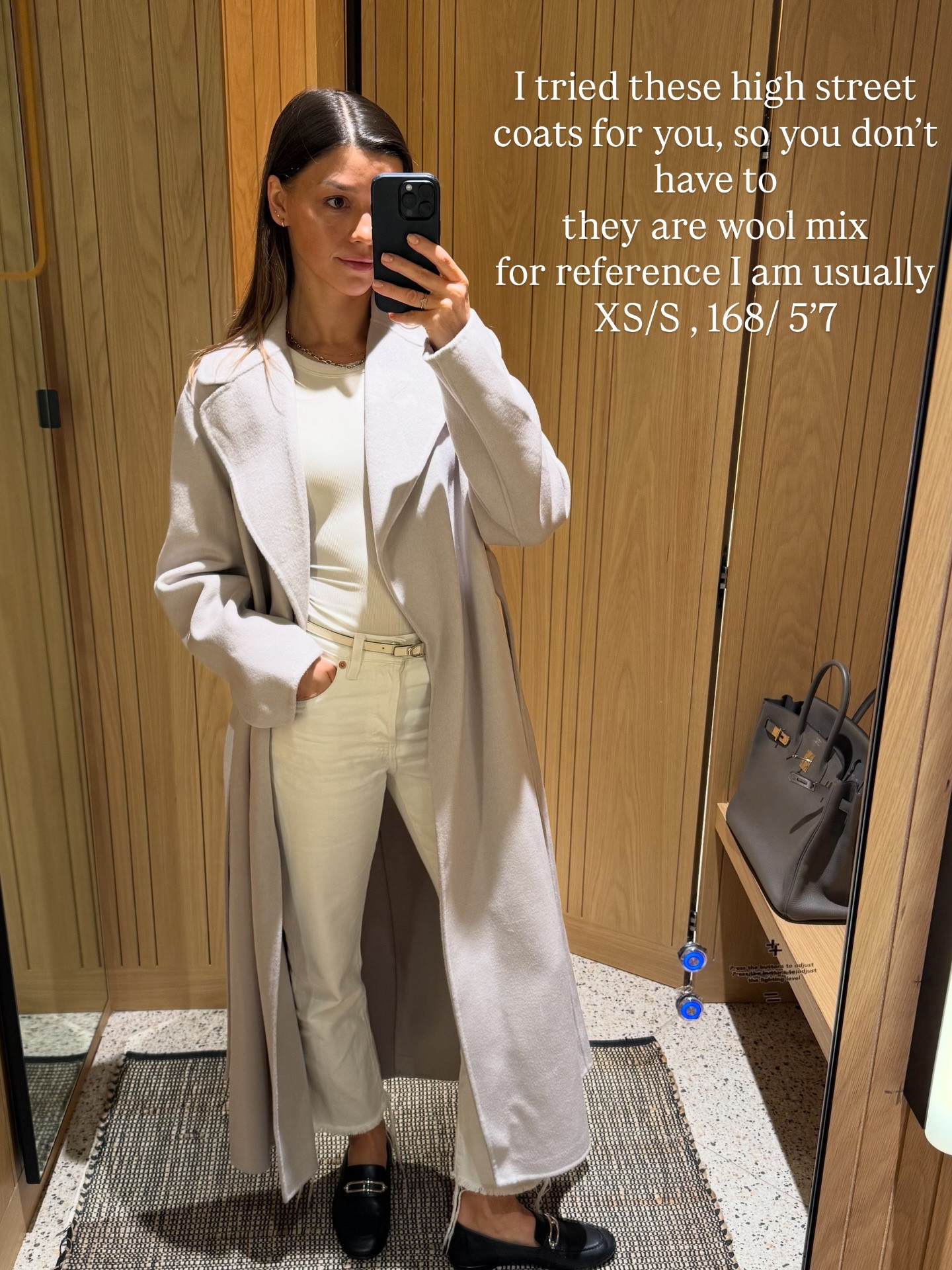 Looking for an easy winter style outfit idea that feels polished but still wearable for everyday life?

This look is built around a timeless wool coat, styled in a way that works for errands, meetings, and casual days out.

I paired a structured wool coat with straight-leg jeans and a cream turtleneck jumper — a simple combination that always looks elevated and never goes out of style. The neutral palette makes this outfit easy to repeat and mix with other winter staples.

To keep it smart-casual, I finished the look with classic loafers and a Birkin bag. It’s the kind of outfit that works equally well for city walks, travel days, or a relaxed lunch — comfortable, warm, and intentional.

If you’re building a winter wardrobe, investing in a good coat and a few neutral basics is the easiest way to create multiple outfits without overthinking. This is one of my favorite coat and winter outfit ideas for staying stylish while keeping things practical. 

#LTKWorkwear #LTKOver40 #LTKSeasonal