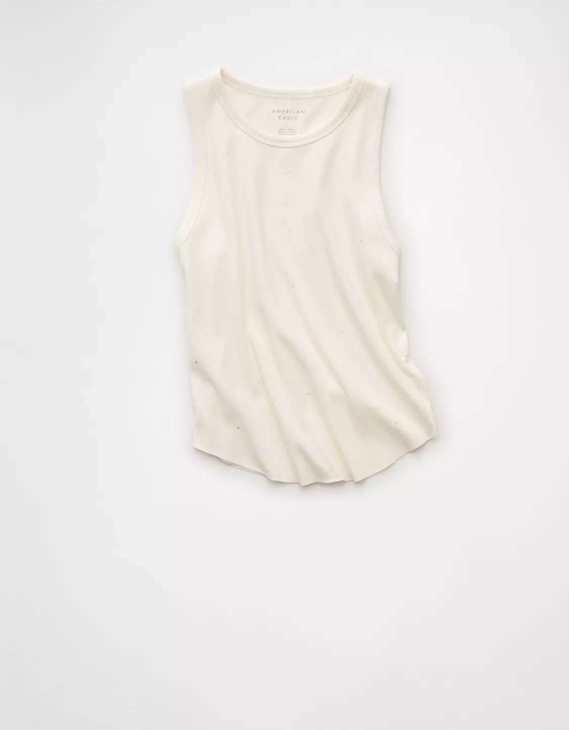 AE Shirttail Hem Tank Top | American Eagle Outfitters (US & CA)