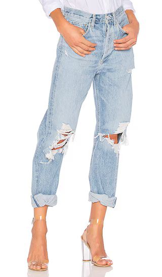 AGOLDE 90s High Rise Loose Fit in Fall Out | REVOLVE | Revolve Clothing (Global)