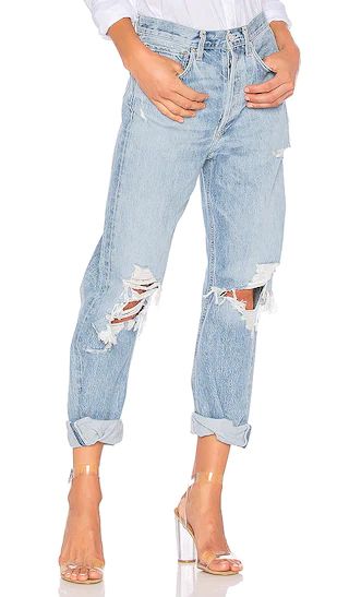 90s High Rise Loose Fit in Fall Out | Revolve Clothing (Global)