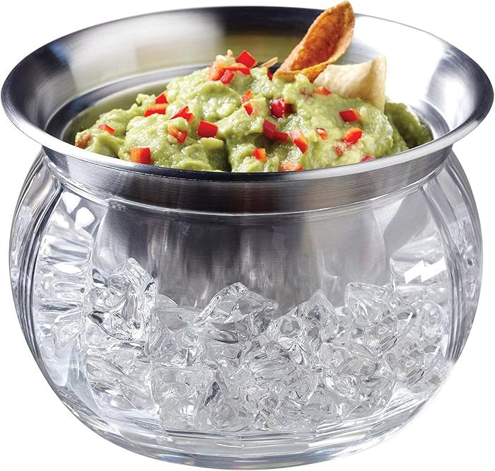 Prodyne Dips On Ice Stainless-Steel Bowl, 16oz | Amazon (US)