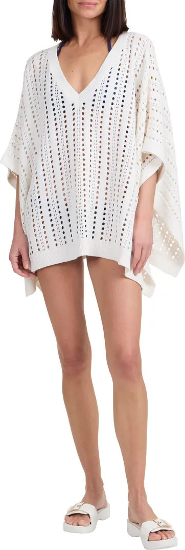 Bruno Magli Openwork Cover-Up Poncho | Nordstromrack | Nordstrom Rack